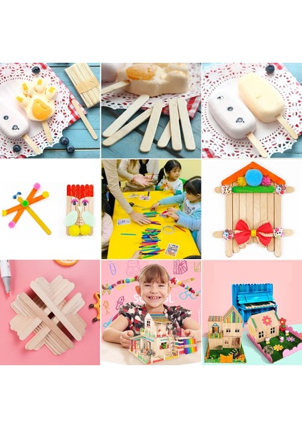 No.10 Tarzı Et Dondurma Çubukları Doğal Ahşap Pop Dondurma Çubukları 11.cm Uzunluk Ahşap El Sanatları Dondurma Çubukları Popsicl Accesorios (Yurt Dışından) fiyatları