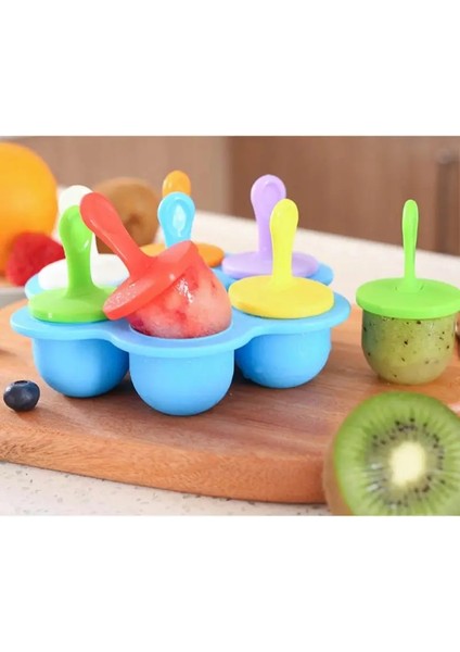 Açık Mor Tarzı S Beden Dondurma Topu Lolly Maker Meyve Shake Dondurma Kalıp Silikon Mini Buz Pops Kalıp Popsicle Kalıpları Bebek Dıy Gıda Takviyesi Aracı (Yurt Dışından)
