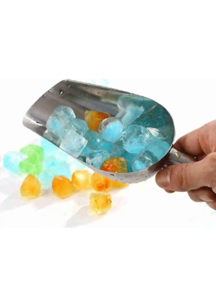 26.7cmx9.5cm Tarzı Çelik Buz Kazıyıcı Çoklu Gıda Büfesi Şeker Çay Buz Kaşık Kürek Düğün Dondurma El Barı Tatlı Kaşık Aracı (Yurt Dışından) fırsatları