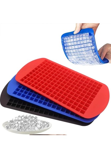 Siyah Stil 160 Izgaralı Buz Küpü Tepsileri Mini Silikon Buz Küpü Tepsileri Küçük Buz Yapıcı Minik Buz Küpü Tepsileri Çikolata Kalıbı Drog (Yurt Dışından) indirimleri