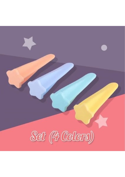 Gösterilen Stil Gibi 4 Adet Sıcak Yaz Dıy Ev Yapımı Yıldız Dondurma Kalıp Silikon Dondurma Dondurma Kalıp Gıda Sınıfı Dondurma Kalıp 4 Renk Seti Dondurma (Yurt Dışından) fiyatları