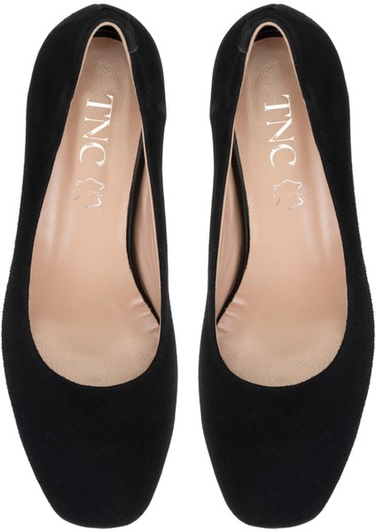 Kadın Deri Siyah Süet Topuklu Ayakkabı 923 762-1 Bn Ayk SK23/24 Sıyah Suet fırsatları