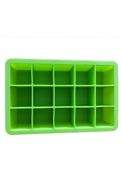 1 Adet Yeşil Stil 2 Adet Silikon Buz Küpü Kalıp Makinesi Kolay Kare Buz Küpü Tepsileri Kalıpları Bar Aksesuarları Pub Şarap Buz Kalıpları Kalıp Mutfak Gereçleri (Yurt Dışından)
