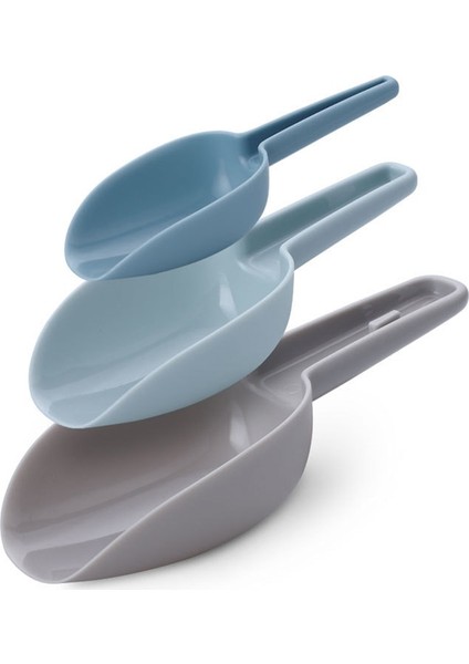 3 Adet Tarzı 3 Adet Plastik Buz Kürekleri Şeker Tatlı Parti Büfe Kepçe Buzlu Pirinç Taneleri Un Kürek Kahve Çay Servis Mutfak Bar Araçları (Yurt Dışından)