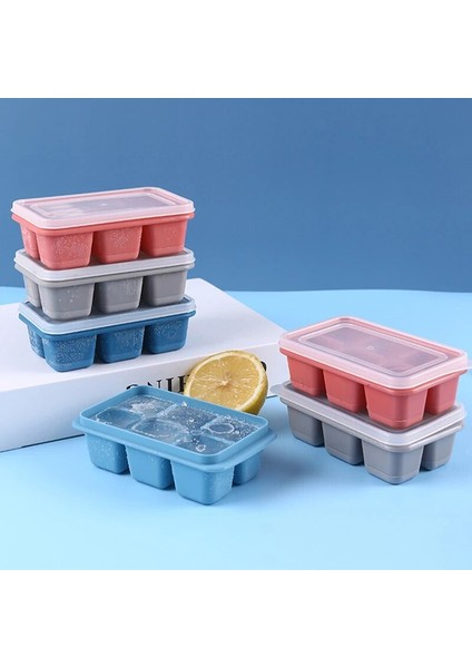 Kırmızı Stil Silikon Buz Tepsisi Kutusu Küp Formu Buz Küpü Kalıp Mini Dondurma Makinesi Puding Kek Jöle Çikolata Kalıp Kapaklı Buz Yapma Kutusu (Yurt Dışından) fiyatları