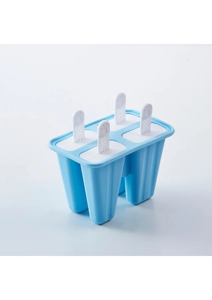 B Tarzı Gıda Güvenli Silikon Dondurma Kalıpları 6 Hücreli Dondurulmuş Buz Küpü Kalıpları Popsicle Maker Dıy Ev Yapımı Dondurucu Lolly Kalıp Ücretsiz Çubuklarla (Yurt Dışından)