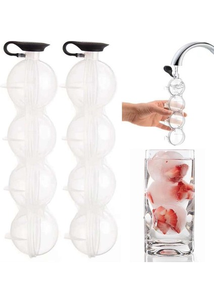 Yuvarlak B 5cm Tarzı 4 Kavite Buz Küpü Yapıcı Formu Buz Esnek Silikon Viski Kokteyl Dıy Yuvarlak Buz Topu Buz Izgarası Partisi Bar Aksesuarları Için (Yurt Dışından) fiyatları
