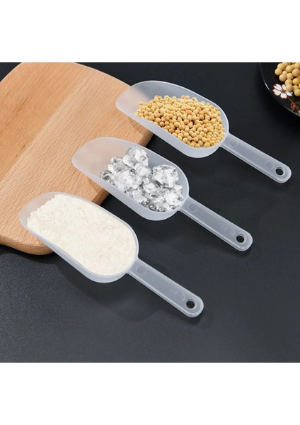 2 Adet Plastik Buz Kürekleri Şeker Tatlı Parti Büfe Kepçe Buzlu Pirinç Taneleri Un Kürek Kahve Çay Servis Mutfak Bar Araçları (Yurt Dışından)