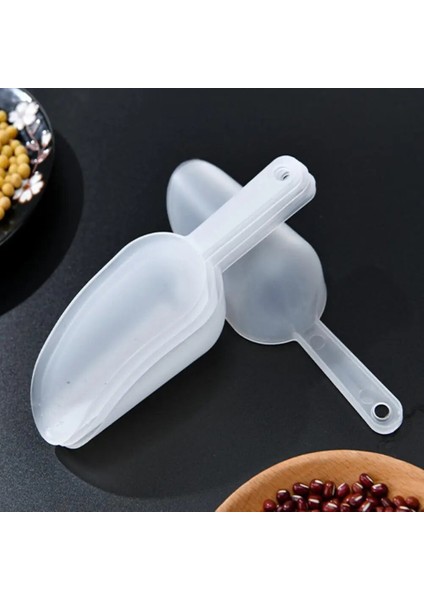2 Adet Plastik Buz Kürekleri Şeker Tatlı Parti Büfe Kepçe Buzlu Pirinç Taneleri Un Kürek Kahve Çay Servis Mutfak Bar Araçları (Yurt Dışından)