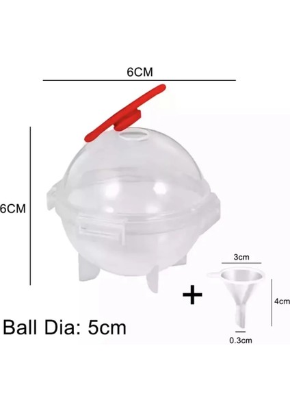 Huni Stili ile Kırmızı Yeni 5cm Yuvarlak Top Buz Küpü Kalıp Dıy Dondurma Makinesi Plastik Buz Kalıp Viski Buz Tepsisi Bar Aracı Mutfak Gadget Aksesuarları (Yurt Dışından)