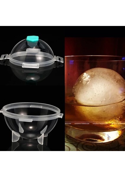 Huni Stili ile Kırmızı Yeni 5cm Yuvarlak Top Buz Küpü Kalıp Dıy Dondurma Makinesi Plastik Buz Kalıp Viski Buz Tepsisi Bar Aracı Mutfak Gadget Aksesuarları (Yurt Dışından)