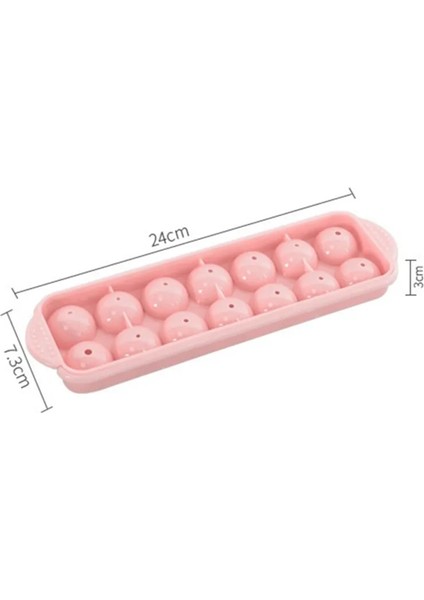 1 Adet Tarzı Plastik Kalıplar Buz Tepsisi 14 Izgara 3D Yuvarlak Buz Kalıpları Ev Bar Partisi Kullanımı Yuvarlak Top Buz Küpü Makineleri Mutfak Dıy Dondurma Kalıpları (Yurt Dışından)