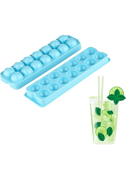 1 Adet Tarzı Plastik Kalıplar Buz Tepsisi 14 Izgara 3D Yuvarlak Buz Kalıpları Ev Bar Partisi Kullanımı Yuvarlak Top Buz Küpü Makineleri Mutfak Dıy Dondurma Kalıpları (Yurt Dışından)