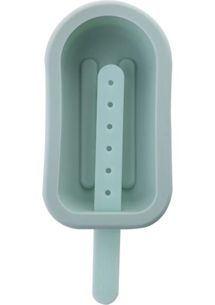 Büyük Yeşil Stil Fasola Yeniden Kullanılabilir Silikon Popsicle Kalıpları Çubuklar ve Kapaklı Dondurma Kalıbı Çikolata Kalıp Buz Küpü Tepsi Ev Dıy Dondurucu (Yurt Dışından)
