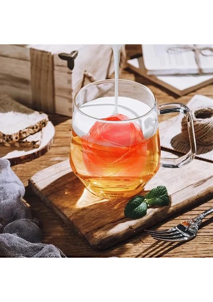 Orta Gül Tarzı 1 Adet Buz Küpü Tepsisi 3D Gül Silikon Kalıp Dıy Buz Makinesi Ev Kullanımı Serin Viski Şarap Mutfak Aletleri Puding Dondurma Kalıbı (Yurt Dışından) indirimleri