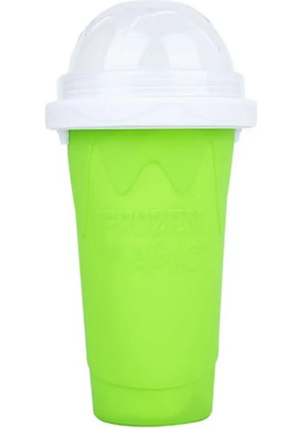 Yeşil Stil Hızlı Dondurulmuş Smoothies Fincan Ev Yapımı Milkshake Şişesi Slush ve Shake Maker Hızlı Soğutma Fincan Dondurma Slushy Maker Şişe (Yurt Dışından)
