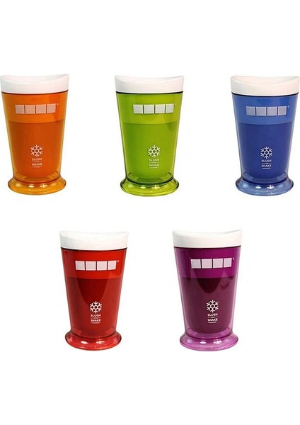 Yeşil Stil Smoothie Cup Dondurma Makinesi Ev Yapımı Squeeze Cup Ice Slush Yapma Şişesi (Yurt Dışından)