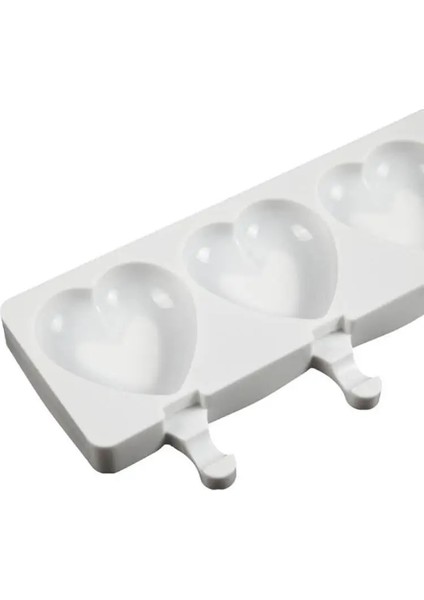 2 Adet Tarzı 37X10.9X2.5CM Sıcak Büyük Boy Dondurma Kalıbı 4 Kavite Kalp Şekli Silikon Buzlu Şeker Buz Tepsisi Dıy Ev Yapımı Dondurucu Parti Bar Mutfak Dekorasyonu (Yurt Dışından)