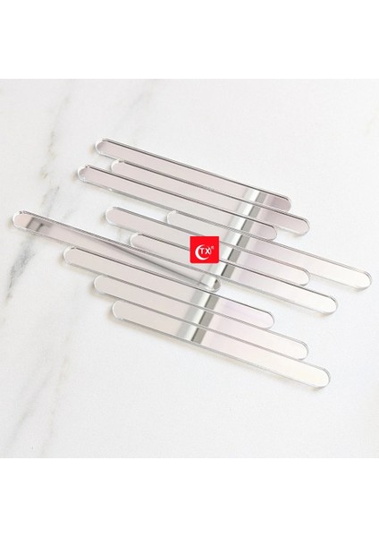 Ayna Gümüş Tarzı Ayna Altın Akrilik Dondurma Çubukları Doğum Günü Partisi Için Kek Topper El Yapımı Dondurma Süslemeleri Bebek Duş Çocuk Hediyeleri (Yurt Dışından)