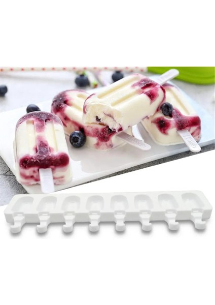 4 Izgara S Stili 4 Izgara-8 Izgara Dondurma Kalıbı Yapımcıları Silikon Kalın Malzeme Dıy Kalıpları Buz Küpü Kalıpları Buzlu Şekerli Tatlı Kalıpları Tepsisi (Yurt Dışından) modelleri