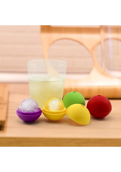 1 Adet Sarı Stil Buz Kalıp Makinesi Buz Kalıpları Buz Kutusu Bar Mutfak Aksesuarları Dıy Yuvarlak Kalıp Buz Şekli Tepsi Buz Küpü Makinesi Silikon Buz Topu Kalıpları (Yurt Dışından) indirimleri