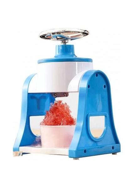 Mavi Stil Manuel Buz Kırıcı El Krank Manuel Buz Kırıcı Tıraş Makinesi Kar Konisi Smoothie Buz Blok Yapma Makinesi Buz Tıraş Makinesi Buz Slush Maker (Yurt Dışından)