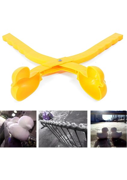 No.7 Tarzı Kartopu Makinesi Plastik Klip Çocuklar Açık Kum Kar Topu Kalıp Oyuncaklar Çocuklar Için Mücadele Ördek Kardan Adam Yapıcı Klip Oyuncak (Yurt Dışından)
