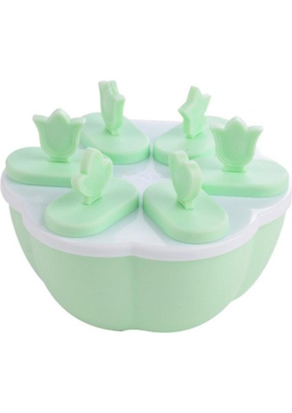 Yeşil1 Tarzı 8 Hücre Silikon Kalıpları Dondurma Çikolata Kalıpları Buz Küpü Tepsi Gıda Güvenli Popsicle Maker Dıy Ev Yapımı Dondurucu Buz Lolly Kalıp (Yurt Dışından)