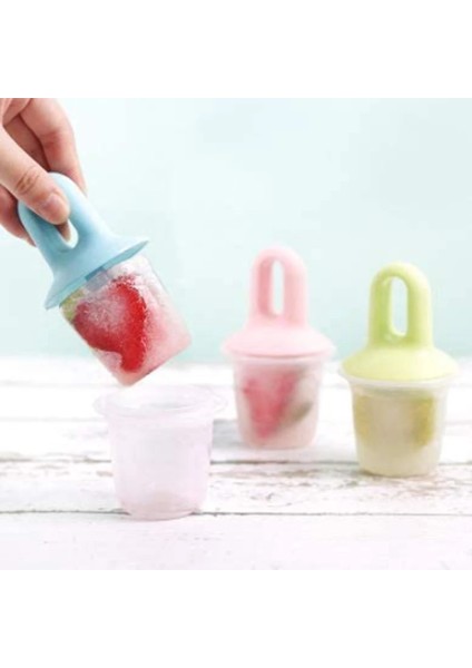 Bu Tarzı Yeni Silikon Mini Ice Pops Kalıp Dondurma Topu Lolly Maker Popsicle Kalıpları Bebek Dıy Gıda Mutfak Aracı Meyve Shake Dondurma Kalıp (Yurt Dışından)
