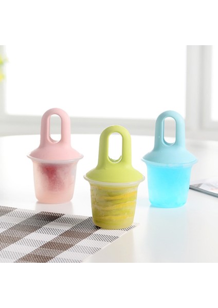 Yeşil Stil 3 Adet Mini Ice Pops Kalıp Dondurma Topu Lolly Maker Popsicle Kalıpları Bebek Dıy Gıda Takviyesi Aracı Meyve Shake Dondurma Kalıp (Yurt Dışından)