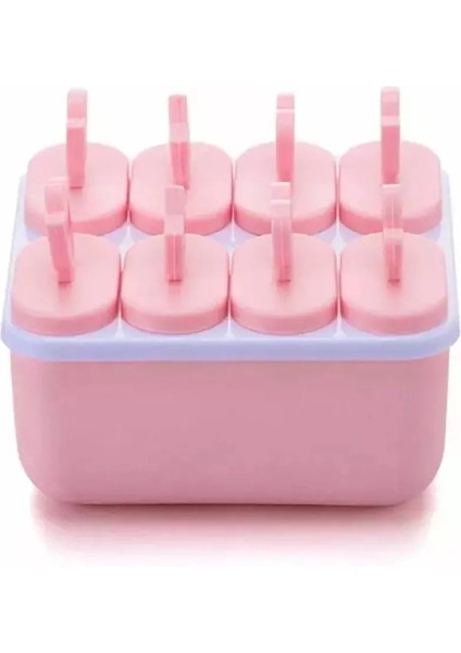 Yeşil Stil 8 Izgara Silikon Dondurma Kalıpları Çikolata Kalıpları Buz Küpü Tepsi Gıda Güvenli Popsicle Maker Dıy Ev Yapımı Dondurucu Buz Lolly Kalıp (Yurt Dışından) indirimleri