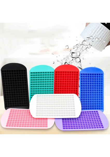 Fildişi Tarzı Sıcak 160 Izgaralar Buz Küpü Tepsisi Silikon Meyve Buz Küpü Makinesi Dıy Yaratıcı Küçük Buz Küpü Kalıp Kare Şekli Mutfak Aksesuarları (Yurt Dışından) modelleri