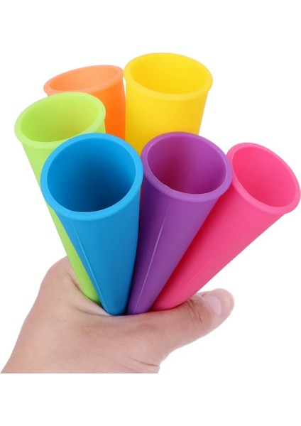 Gül Tarzı Renkli Silikon Ice Stick Maker Dondurma Kalıpları Yaz Popsicle Maker Lolly Kalıp Dıy (Yurt Dışından) indirimleri
