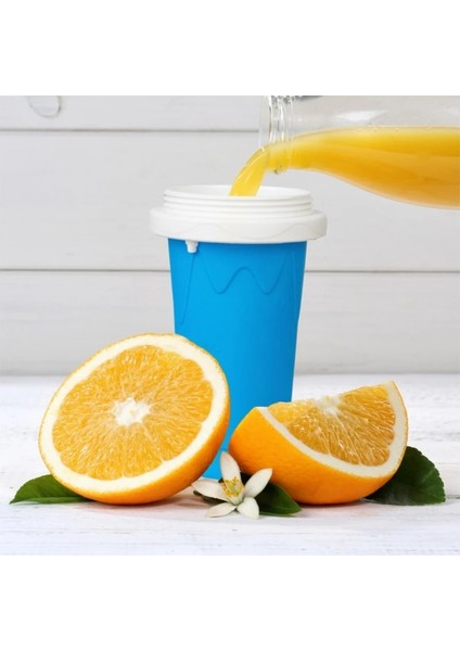 Gn Stili Sıkma Bardakları Slushy Makineleri Dıy Ev Yapımı Smoothie Bardakları Dondurma Içecek Bardakları Çift Katmanlı Yaz Suyu Dondurma Makineleri (Yurt Dışından)