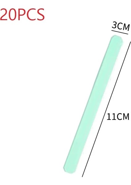 Yeşil Stil Dondurma Çubukları Akrilik Kek Topper Altın Ayna Sopa Doğum Günü Partisi Dondurma Süslemeleri Için (Yurt Dışından)