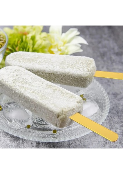 Yeşil Stil Dondurma Çubukları Akrilik Kek Topper Altın Ayna Sopa Doğum Günü Partisi Dondurma Süslemeleri Için (Yurt Dışından) fiyatları
