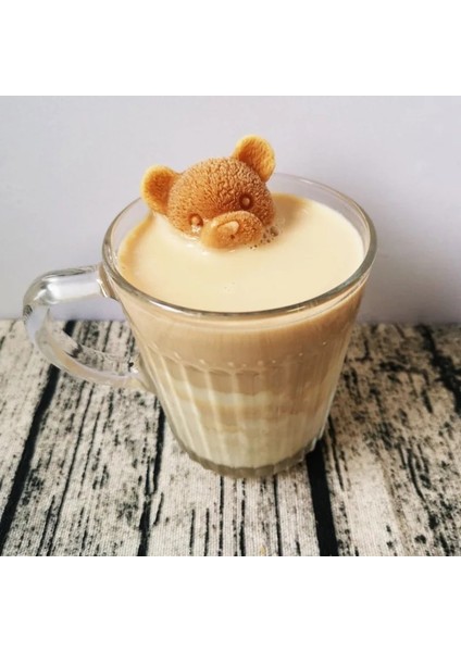 Beyaz Stil 3D Silikon Kalıp Buz Küpü Makinesi Küçük Ayı Dogshape Çikolata Kalıp Tepsisi Dondurma Dıy Aracı Viski Şarap Kokteyl Buz Küpü Yeni (Yurt Dışından) indirimleri