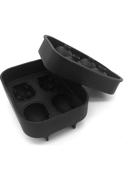 Darkblue Tarzı Satış 1 Adet Sıcak Büyük Buz Küpü Tepsisi Puding Kalıp 3D Kafatası Silikon 4-Cavity Dıy Buz Makinesi Ev Kullanımı (Yurt Dışından) fırsatları