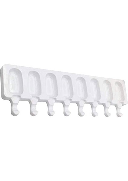 Gümüş Tarzı Gıda Güvenli Silikon Dondurma Kalıpları 8 Hücre Buzlu Buz Küpü Kalıpları Popsicle Maker Dıy Ev Yapımı Dondurucu Ice Lolly Kalıp (Yurt Dışından) fiyatları