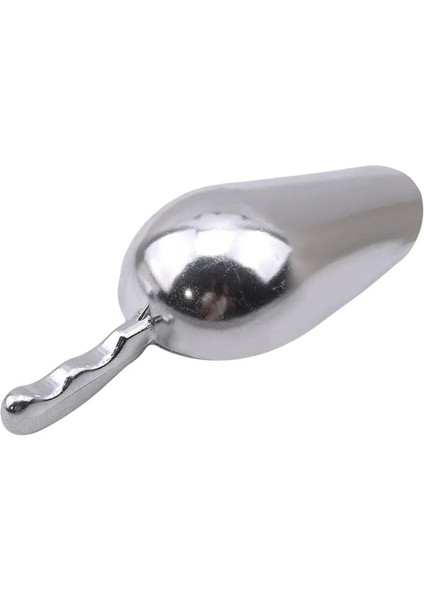 Siyah Stil S Beden Dondurma Kaşığı Bar Ticari Mutfak Gereçleri Paslanmaz Çelik Oz Buz Küreği Gıda Unu Şeker Kaşığı (Yurt Dışından)