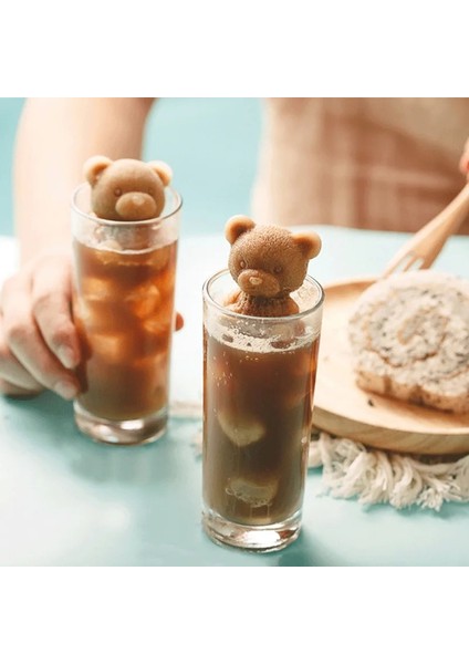 Stil-F Stili Silikon Buz Küpü Kalıp 3D Küçük Ayı Buz Küpü Makinesi Mutfak Dondurma Viski Şarap Kokteyl Kahve Dekoratif Kalıp Için Dıy Aracı (Yurt Dışından) fiyatları