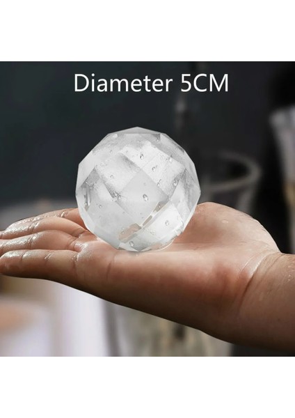 3 Küre-Dairesel Stil Japonya Buz Küpü Kalıp Viski Buz Topu Makinesi Yeni Güvenlik Plastik 5 cm Buz Topu Dıy Ev Bar Partisi Kokteyl Kullanımı Tavsiye (Yurt Dışından)