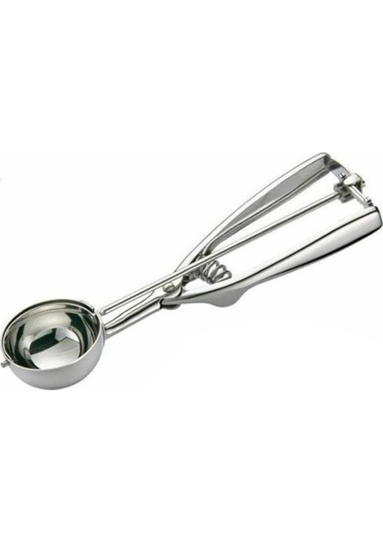 5cm Tarzı 3 Boyutlu Dondurma Kaşığı Tetik Metal Kurabiye Kaşığı Kavun Baller Paslanmaz Çelik Hamur Kaşığı Kaşık (Yurt Dışından)