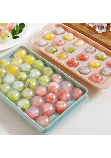 Pembe 33 Izgara Stili Izgara Silikon Buz Tepsisi 3D Buz Kalıpları Ev Bar Soğutucu Araçları Parti Kullanımı Yuvarlak Top Buz Küpü Makineleri Mutfak Dıy Dondurma Kalıpları (Yurt Dışından) modelleri