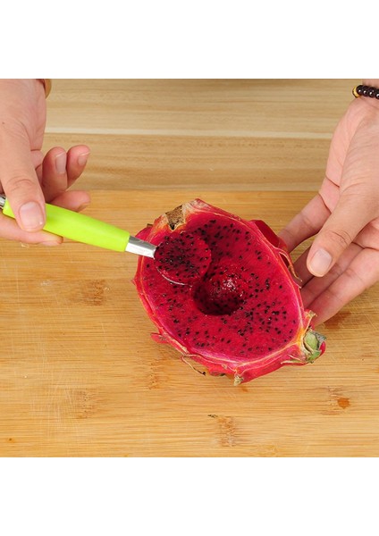 Turuncu Tarzı Sıcak Satış Çift Kafalı Paslanmaz Çelik Oyma Bıçağı Meyve Karpuz Dondurma Baller Kaşık Kaşık Ev Mutfak Gadget'ı (Yurt Dışından) modelleri