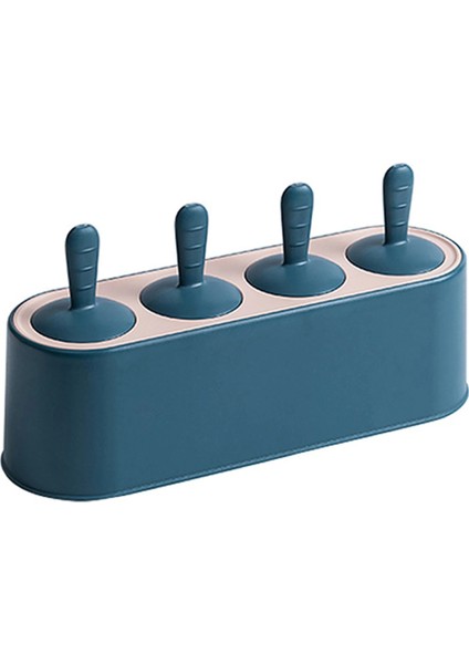 Mavi Stil -20℃ Ice Pops Kalıp Silikon Popsicles Maker Sıcaklığı Bebek Maması Dondurma Ts2 Için Kolay Bırakma Dondurma Tepsisi Tutacağı (Yurt Dışından)