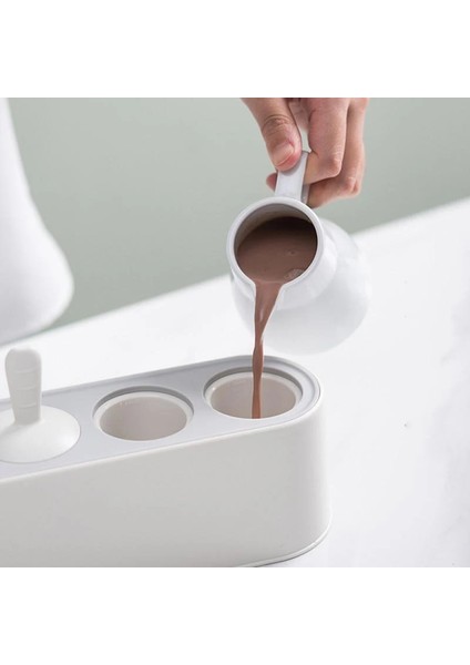 Mavi Stil -20℃ Ice Pops Kalıp Silikon Popsicles Maker Sıcaklığı Bebek Maması Dondurma Ts2 Için Kolay Bırakma Dondurma Tepsisi Tutacağı (Yurt Dışından)
