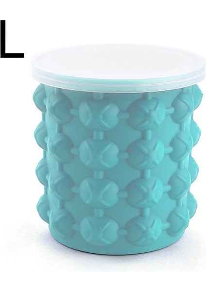 1000ML Tarzı L Kapaklı Silikon Buz Küpü Makinesi Buz Kovası Buz Kalıp Yerden Tasarruflu Şampanya Şarap Bira Kovası Mutfak Partisi Barware (Yurt Dışından)