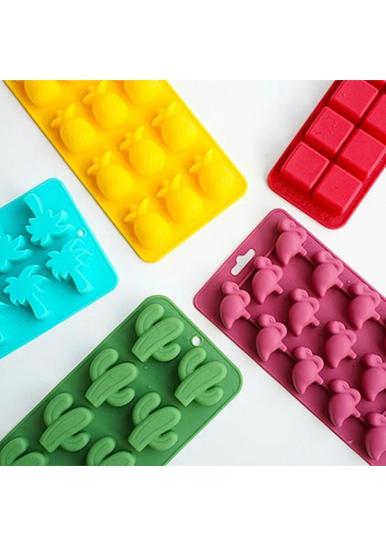 Kaktüs B Tarzı Flamingo Silikon Buz Kalıpları Diy Buz Küpü Kalıp Silikon Buz Kalıp Makinesi Tepsisi Meyve Çikolata Kalıbı Diy Şeker Çubuğu Mutfak Aracı (Yurt Dışından)