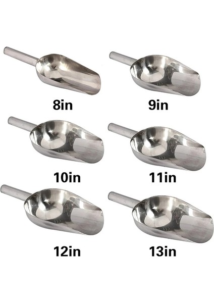 9 Inç Tarzı 1 Adet Paslanmaz Çelik Büfeler Maşa Şeker Tahıl Kahve Çekirdekleri Barbekü Buz Şekeri Un Kaşık Kürek Düğün Bar Partisi Ev Mutfak Aracı (Yurt Dışından)
